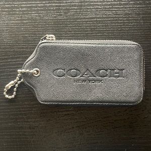Coach tag wristlet